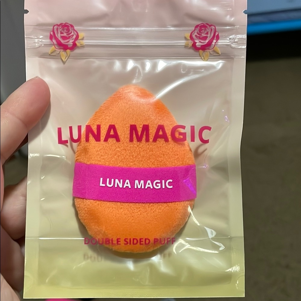 Orange Double Sided Puff